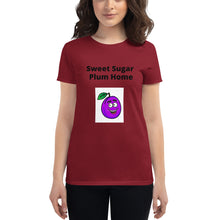 Load image into Gallery viewer, Women&#39;s Sweet Sugar Plum Home T-Shirt
