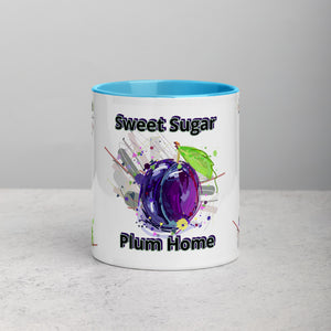 Sweet Sugar Plum Home Mug with Color Inside