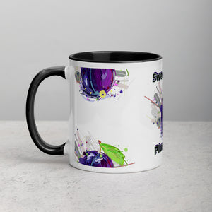 Sweet Sugar Plum Home Mug with Color Inside