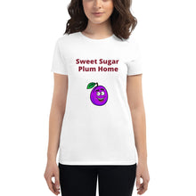 Load image into Gallery viewer, Women&#39;s Sweet Sugar Plum Home T-Shirt
